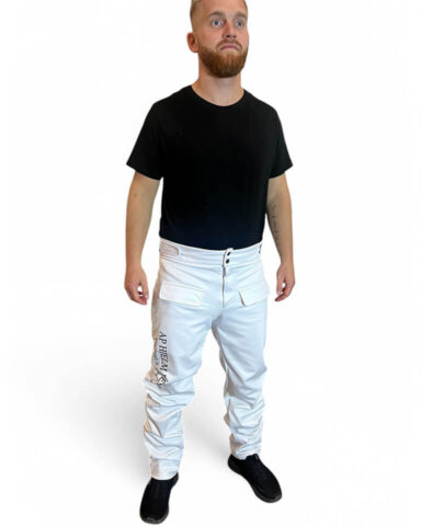 Pantalon d'équitation en polaire, modèle bas, homme